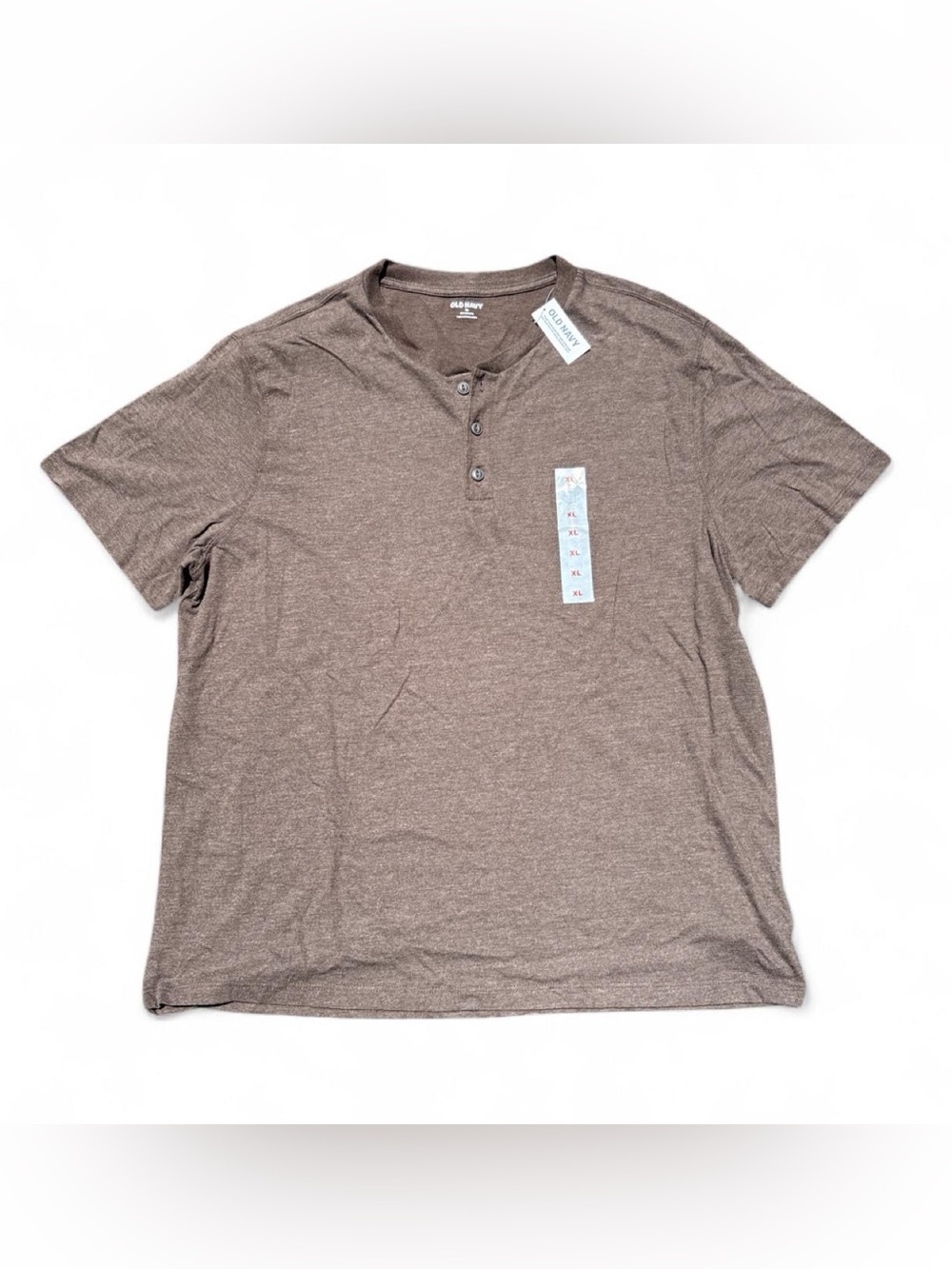 NEW Old Navy brown henley tee shirt